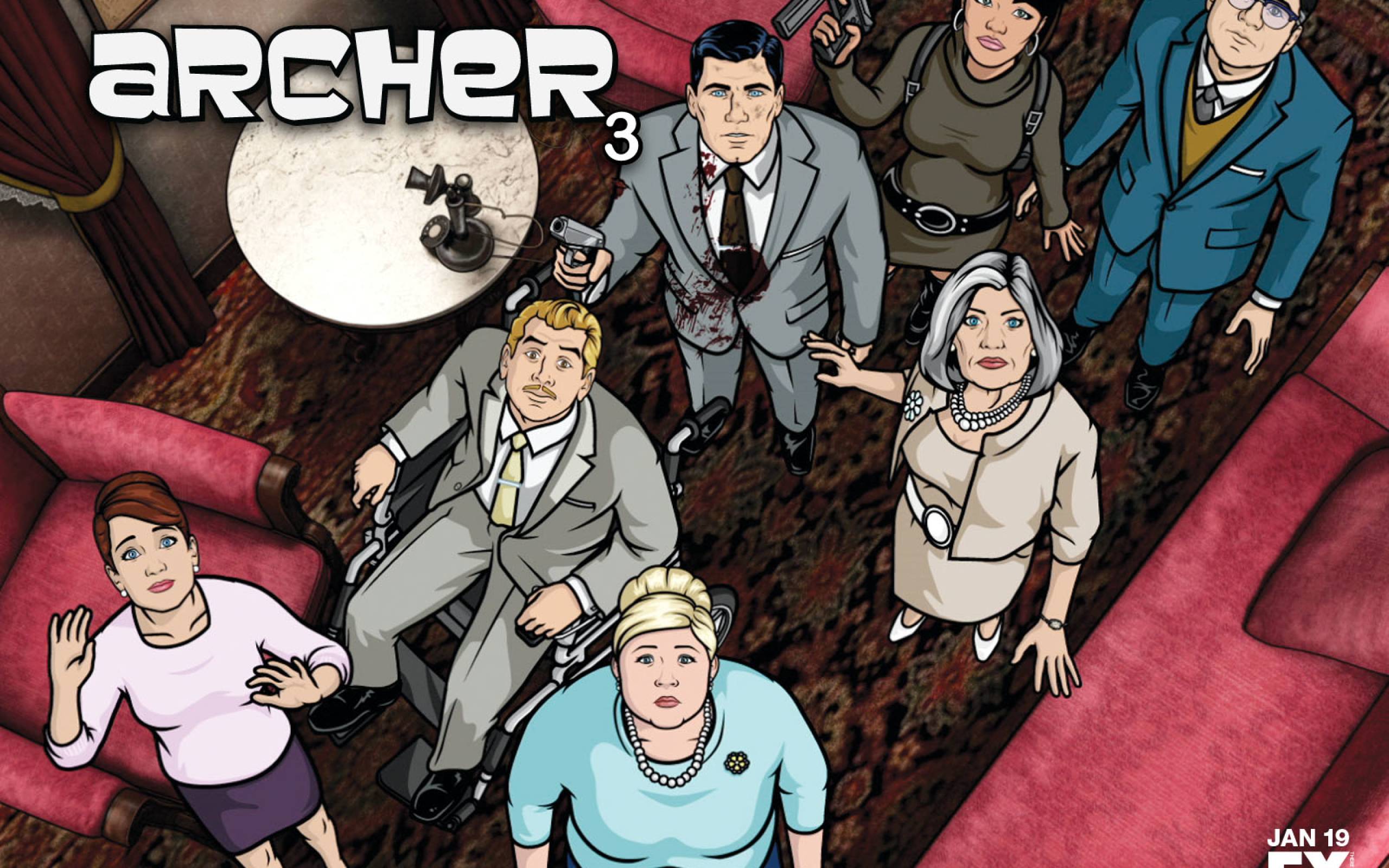 2560x1600 archer, sterling archer, cheryl tunt 2560x1600 Resolution Wallpaper, HD TV Series 4K Wallpaper, Image, Photo and Background