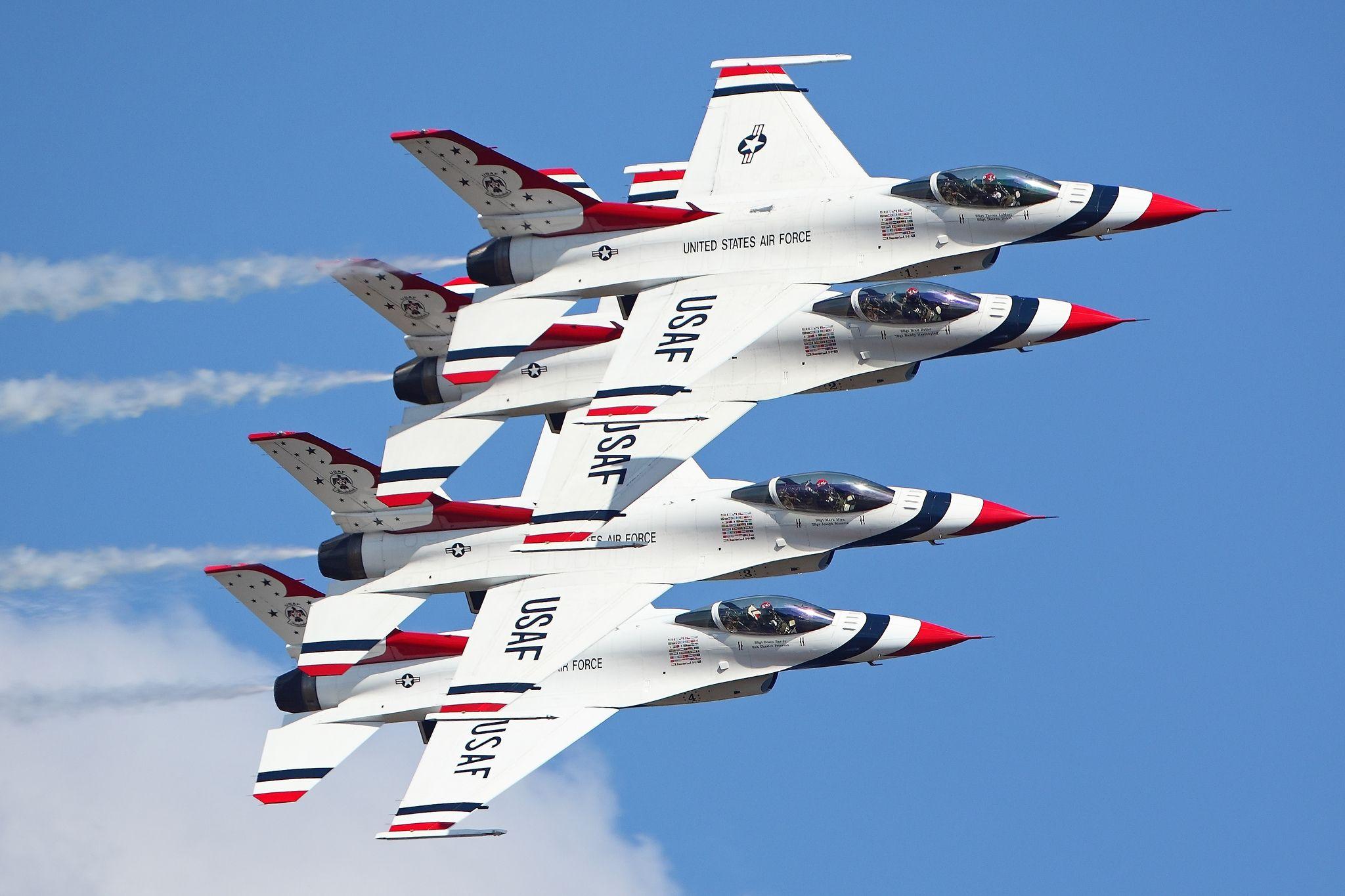 2048x1365 Military United States Air Force Thunderbirds wallpaper Desktop
