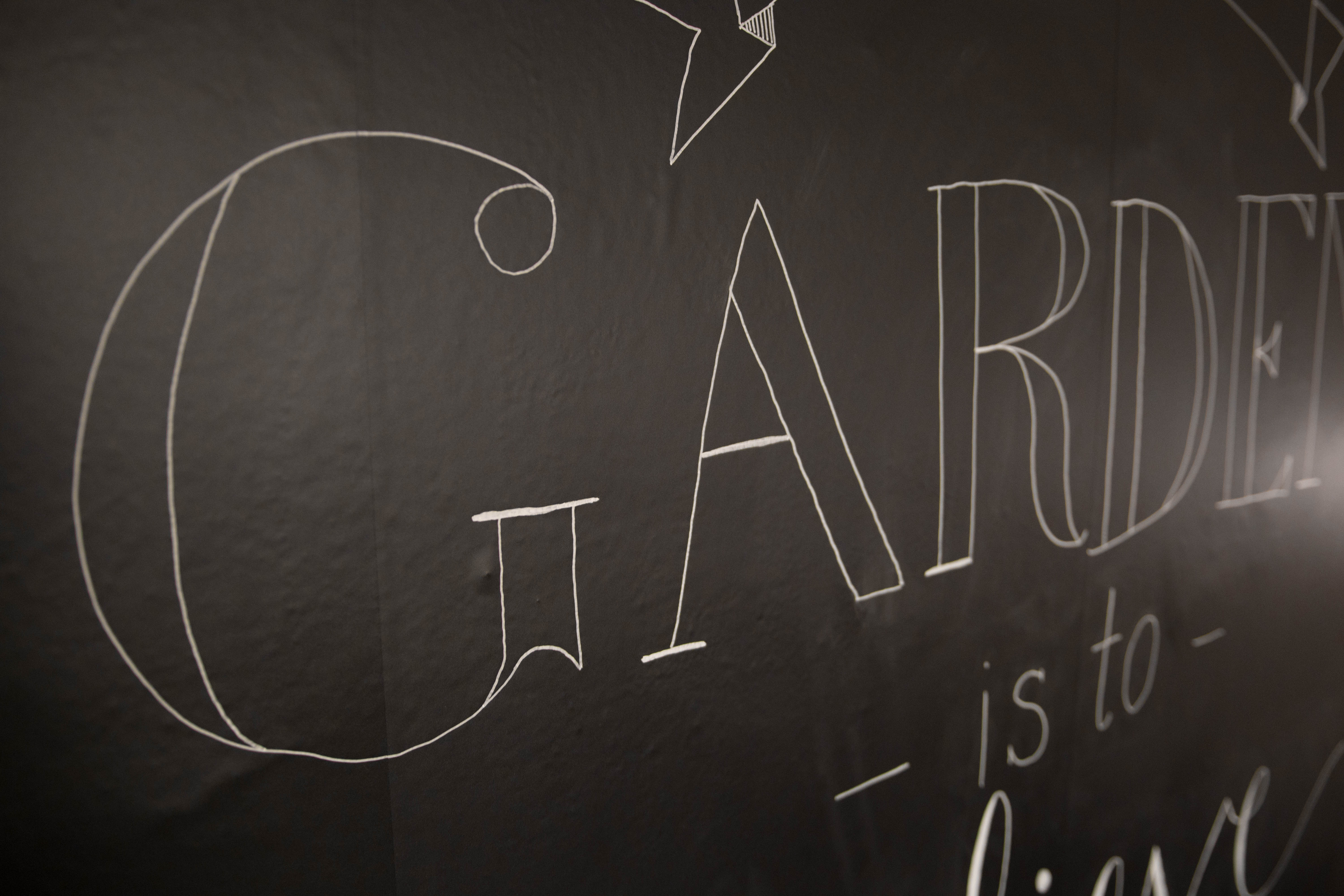 6000x4000 How To: Temporary Chalkboard Wall & Hand Lettered Quote!