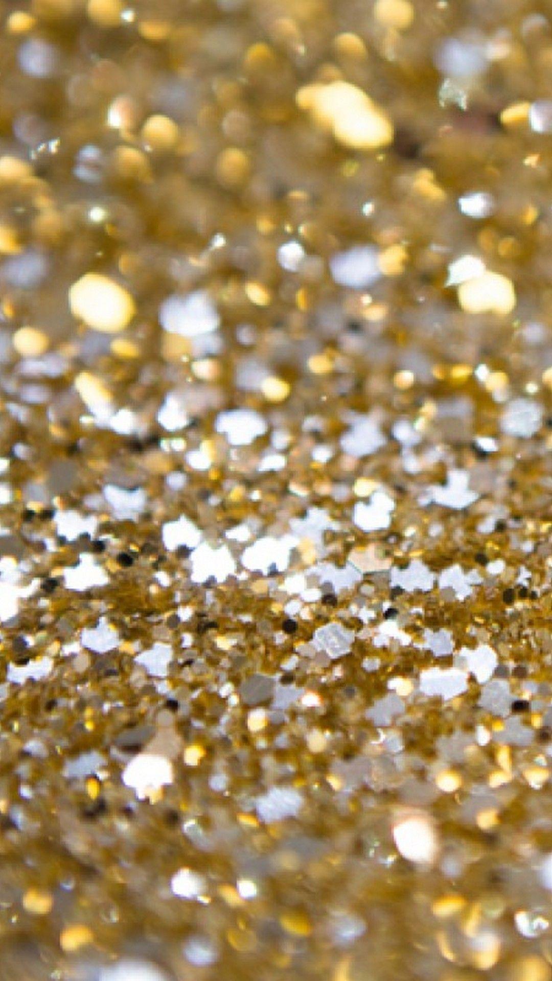 1080x1920 Gold Glitter Computer Wallpaper
