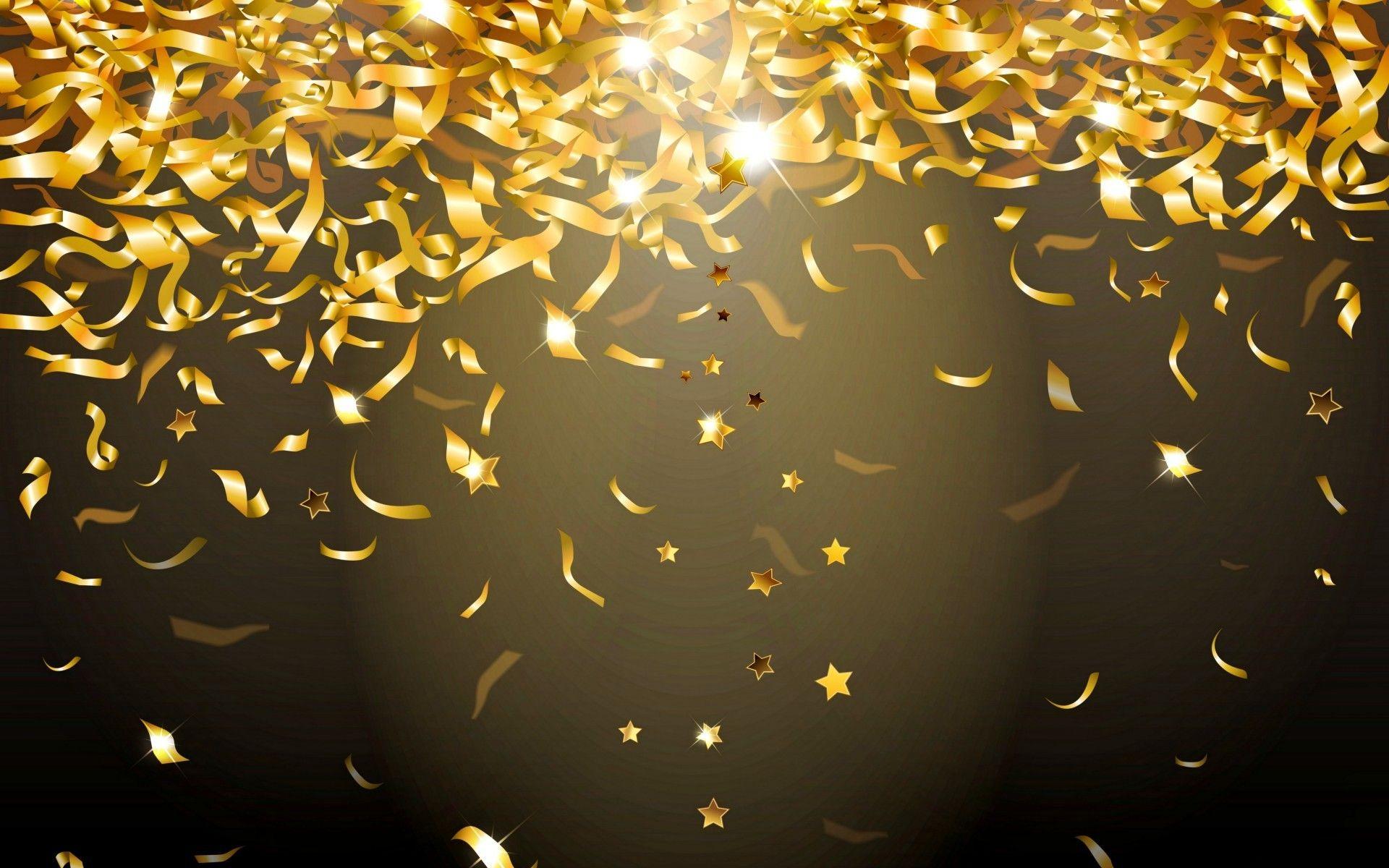 1920x1200 Photo Wallpaper Lights, Background, Gold, Sequins, Gold Background HD Wallpaper