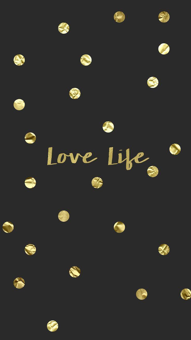 736x1308 best Black Gold Wallpaper image
