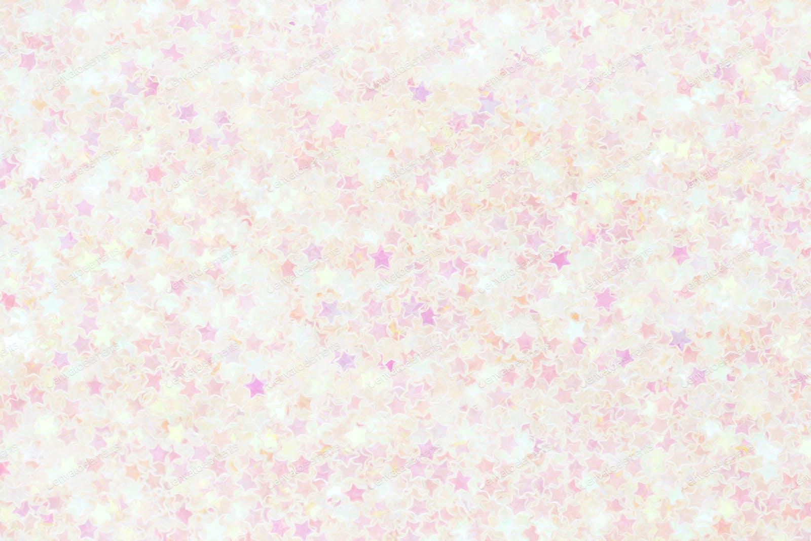 1600x1067 Pastel Background with Transparent Stars Confetti. photo by fucsiya on Envato Elements