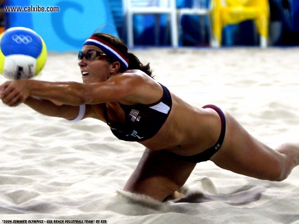 1024x768 Sport: USA Beach Volleyball, desktop wallpaper nr. 6536