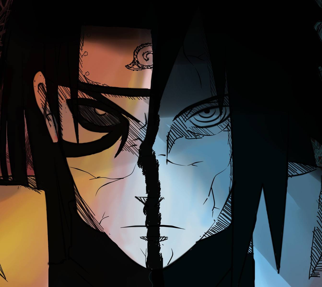 madara y hashirama fondo de pantalla