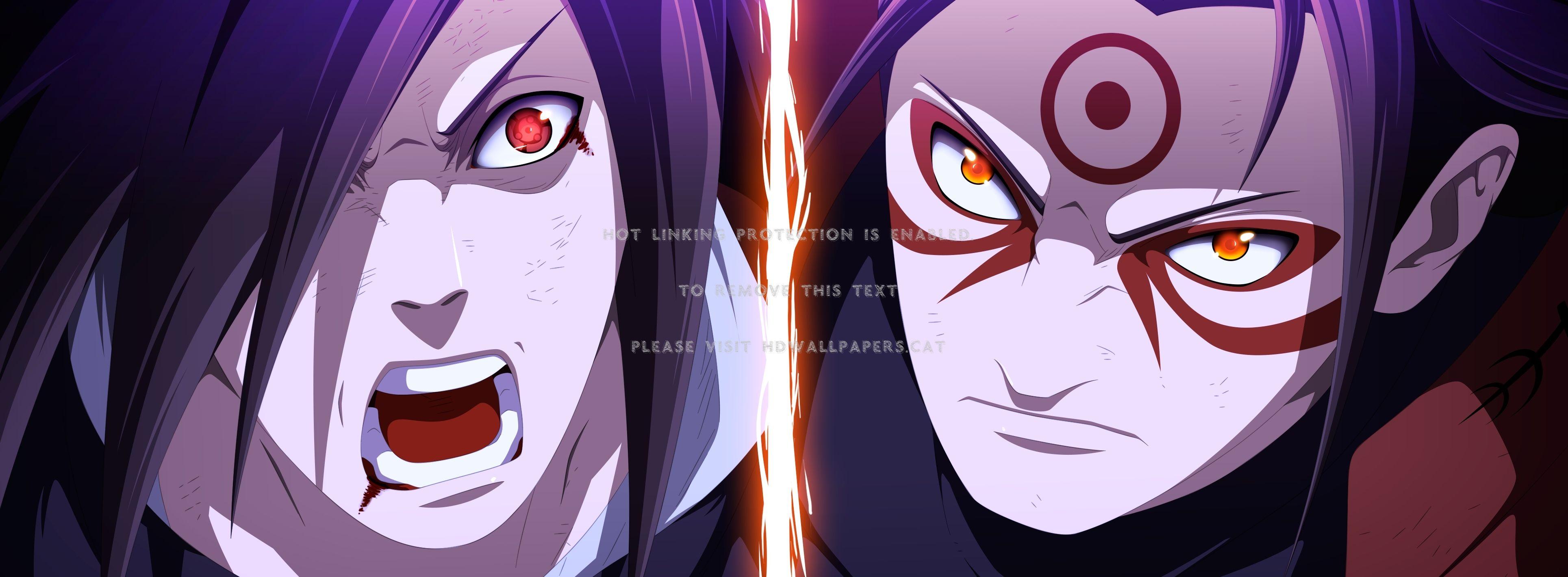 3858x1421 hashirama madara god of shinobi battle ball