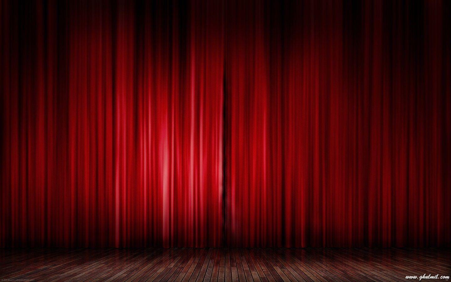 1440x900 Stage Curtains Desktop Wallpaper