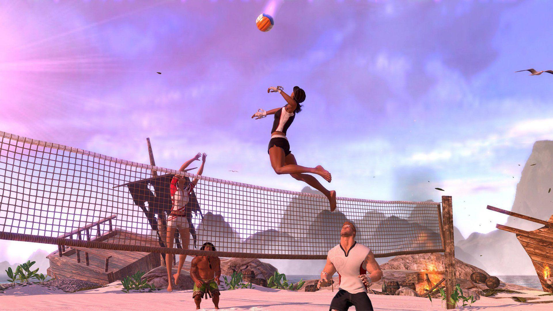 1920x1080 Beach Champions Volleyball Wallpaper Sports Sunset Sportschampions