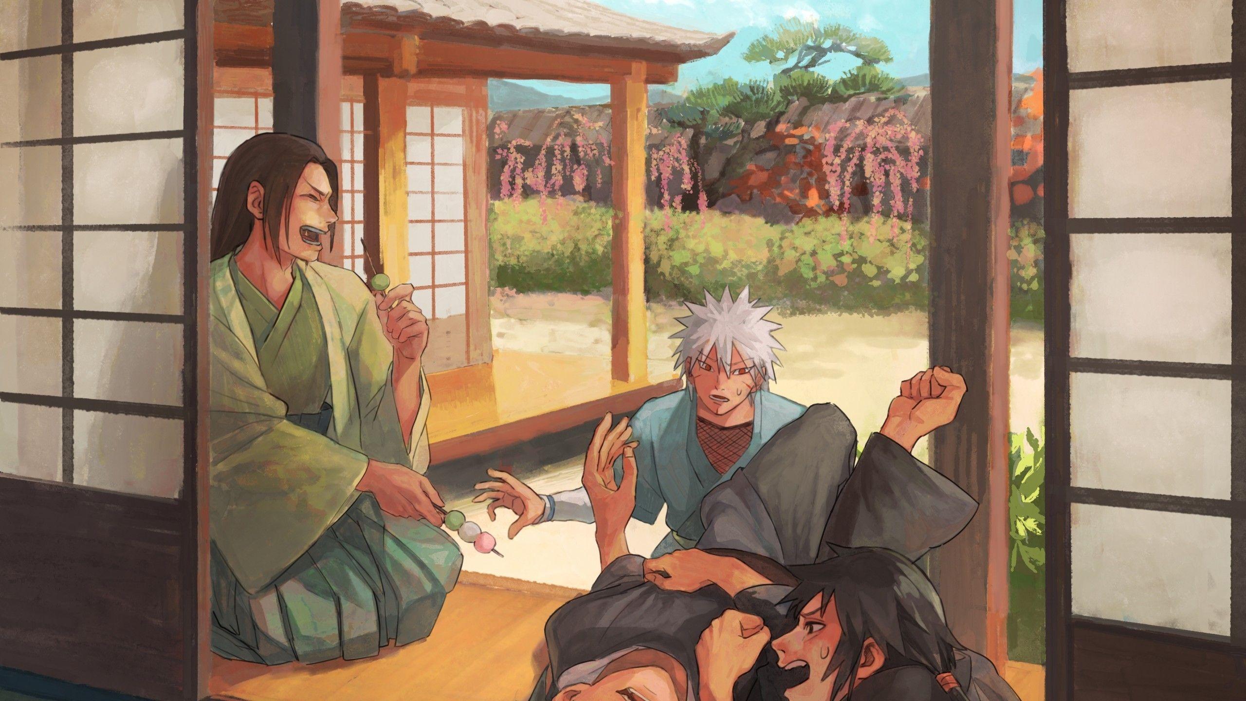 2560x1440 Download 2560x1440 Uchiha Izuna, Senju Hashirama, Uchiha Madara, Senju Tobirama, Naruto Wallpaper for iMac 27 inch