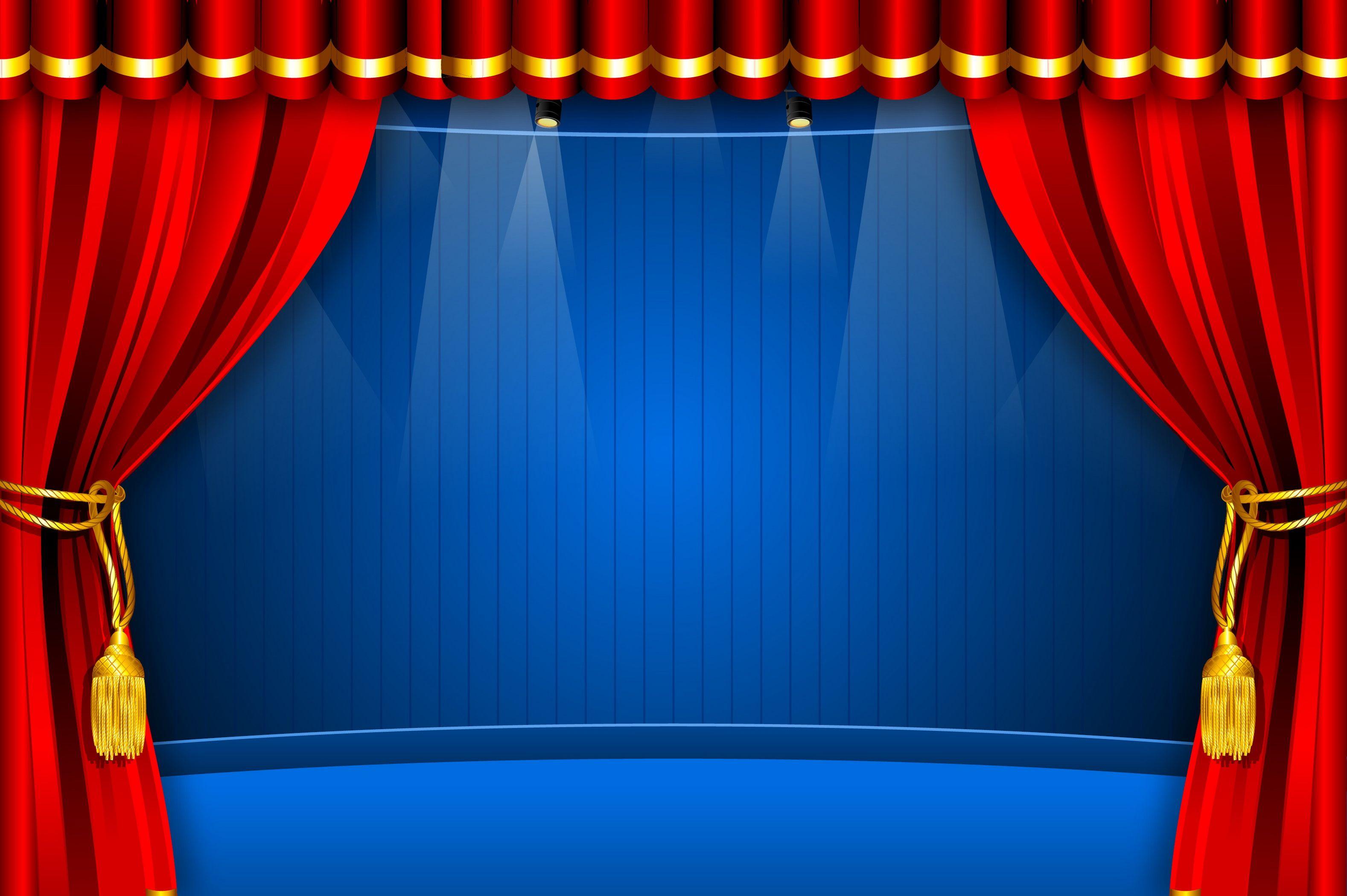 Red Theatre Stage Curtain Background Stock Photo Down - vrogue.co