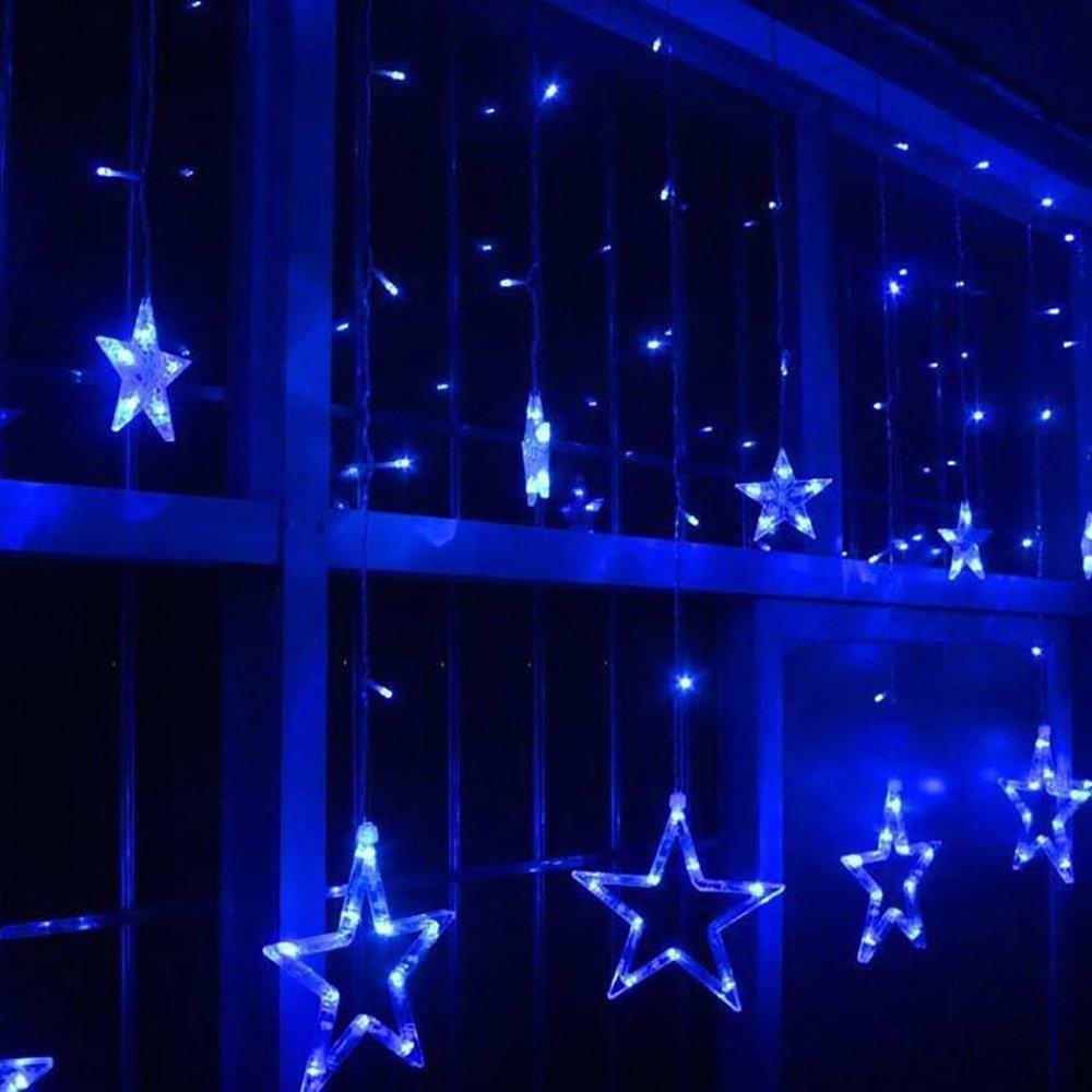 1000x1000 Star Curtain Blue Lights. Light blue aesthetic, Blue aesthetic dark, Dark blue wallpaper