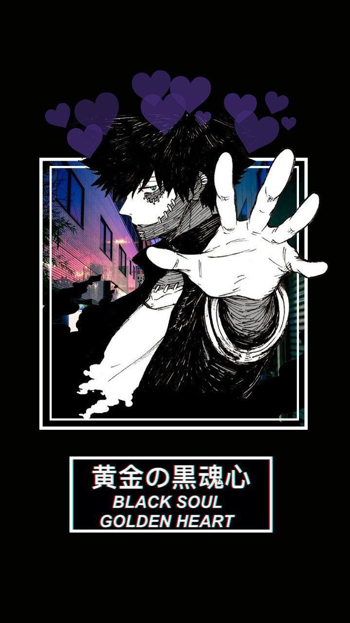 720x1280 Blue Anime Aesthetic Dabi Wallpaper HD