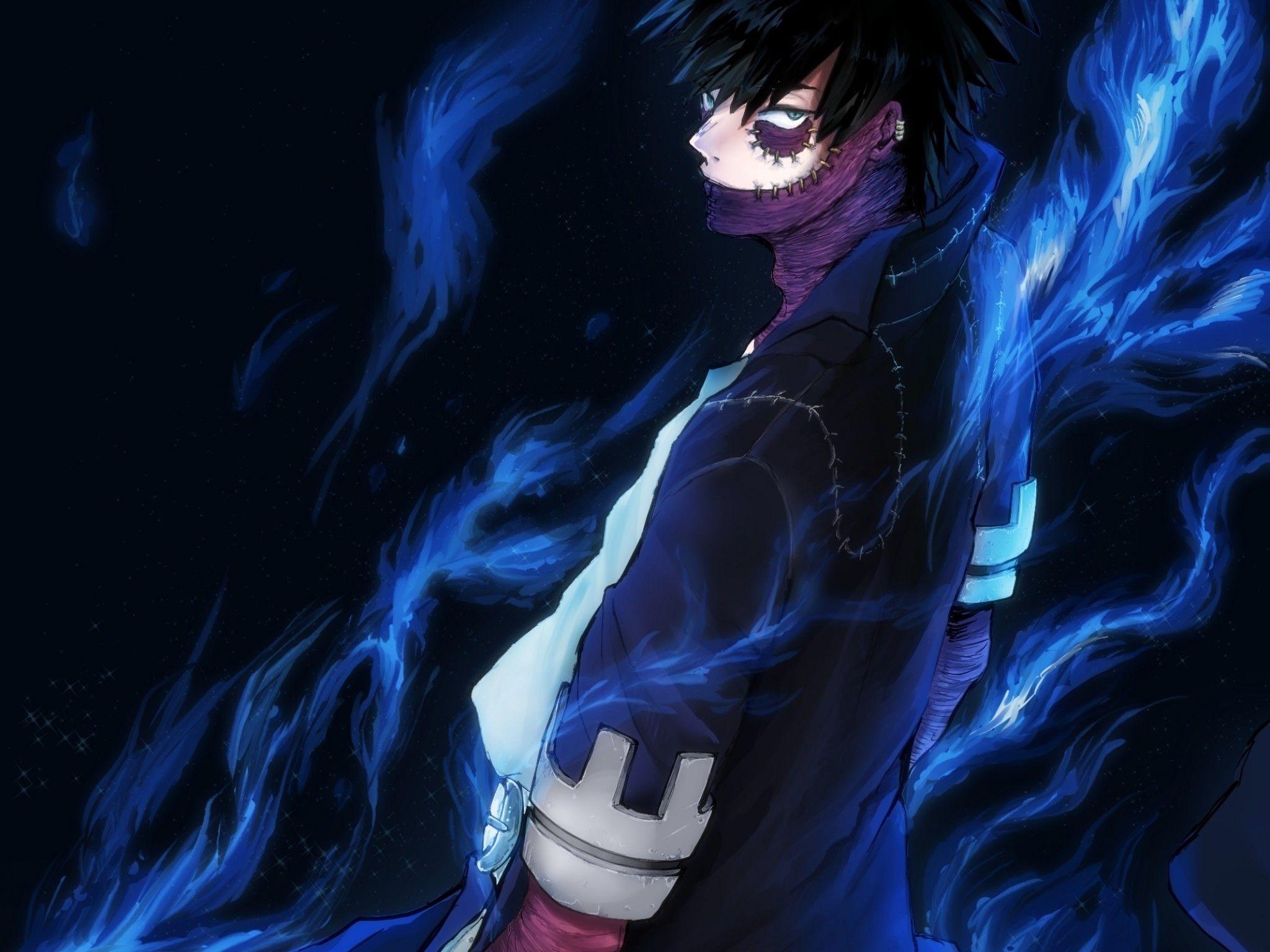 2048x1536 Dabi, Boku No Hero Academia, Black Hair, Magic Wallpaper HD iPhone