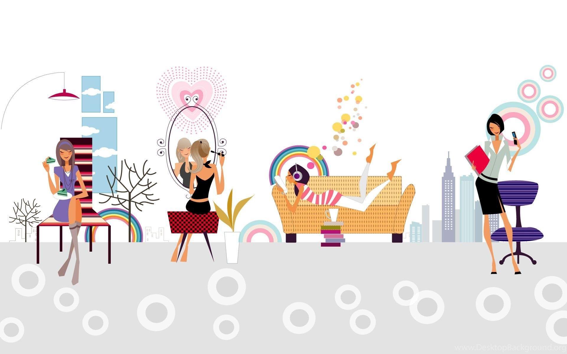 1920x1200 Fashion Illustration Women Wallpaper 17820 Fashion Women. Desktop Background