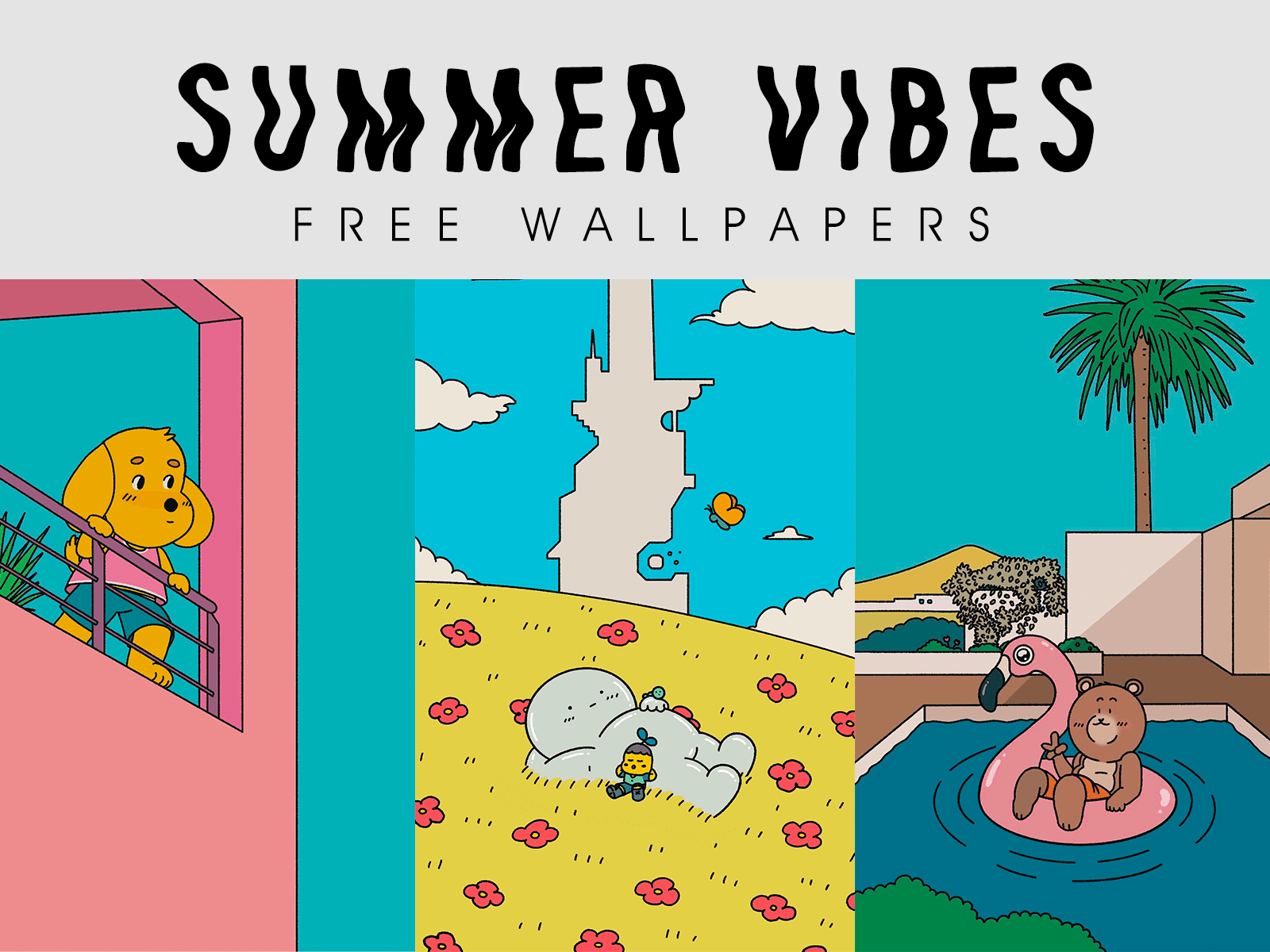 1600x1200 SUMMER VIBES free wallpaper by Yesko on Dribbble