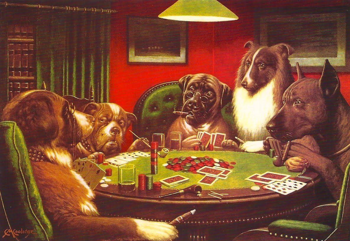 Dogs Playing Poker Wallpapers - Top Free Dogs Playing Poker Backgrounds
