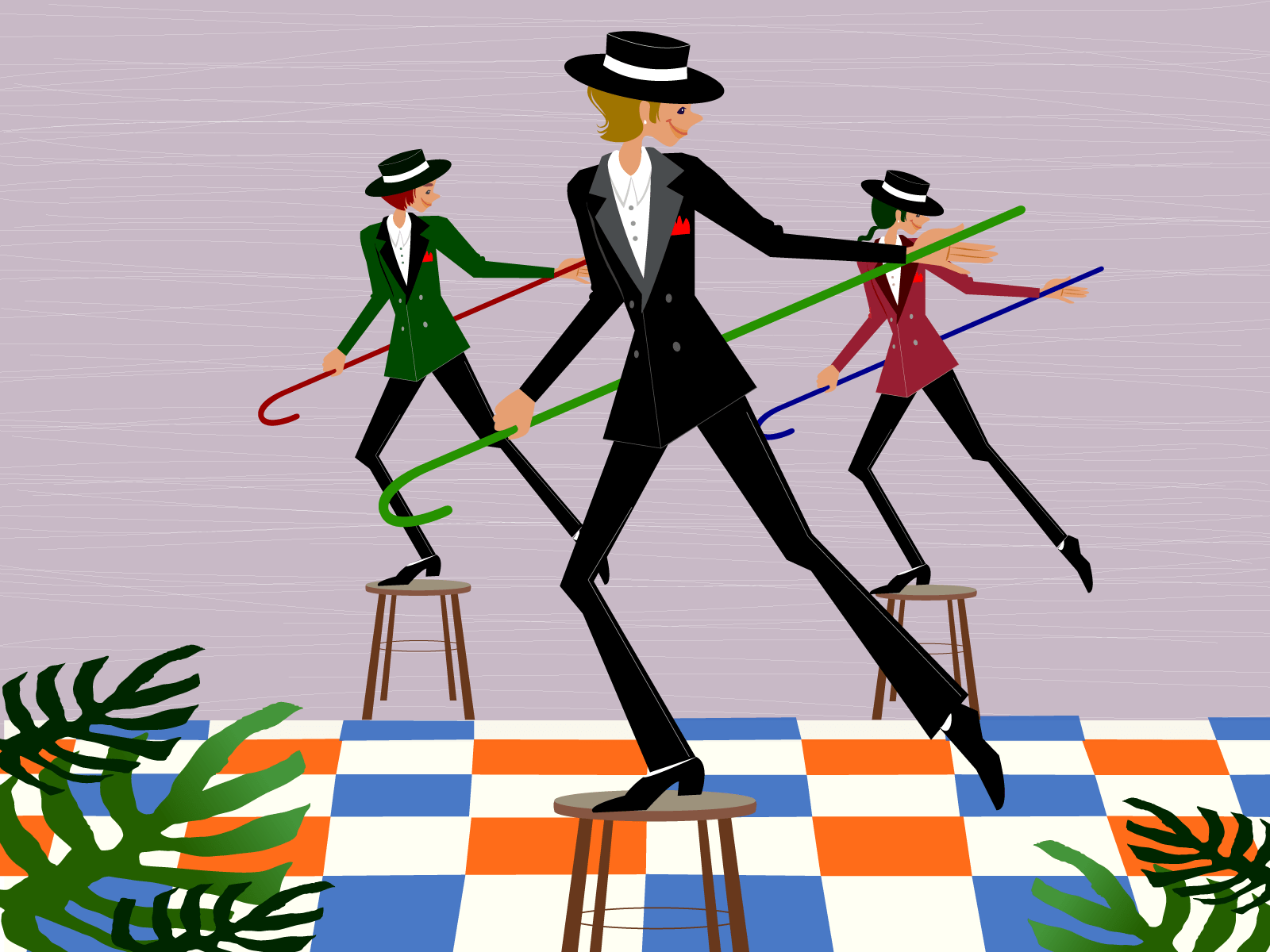 1600x1200 Fashion Illustration Women Wallpaper 12512