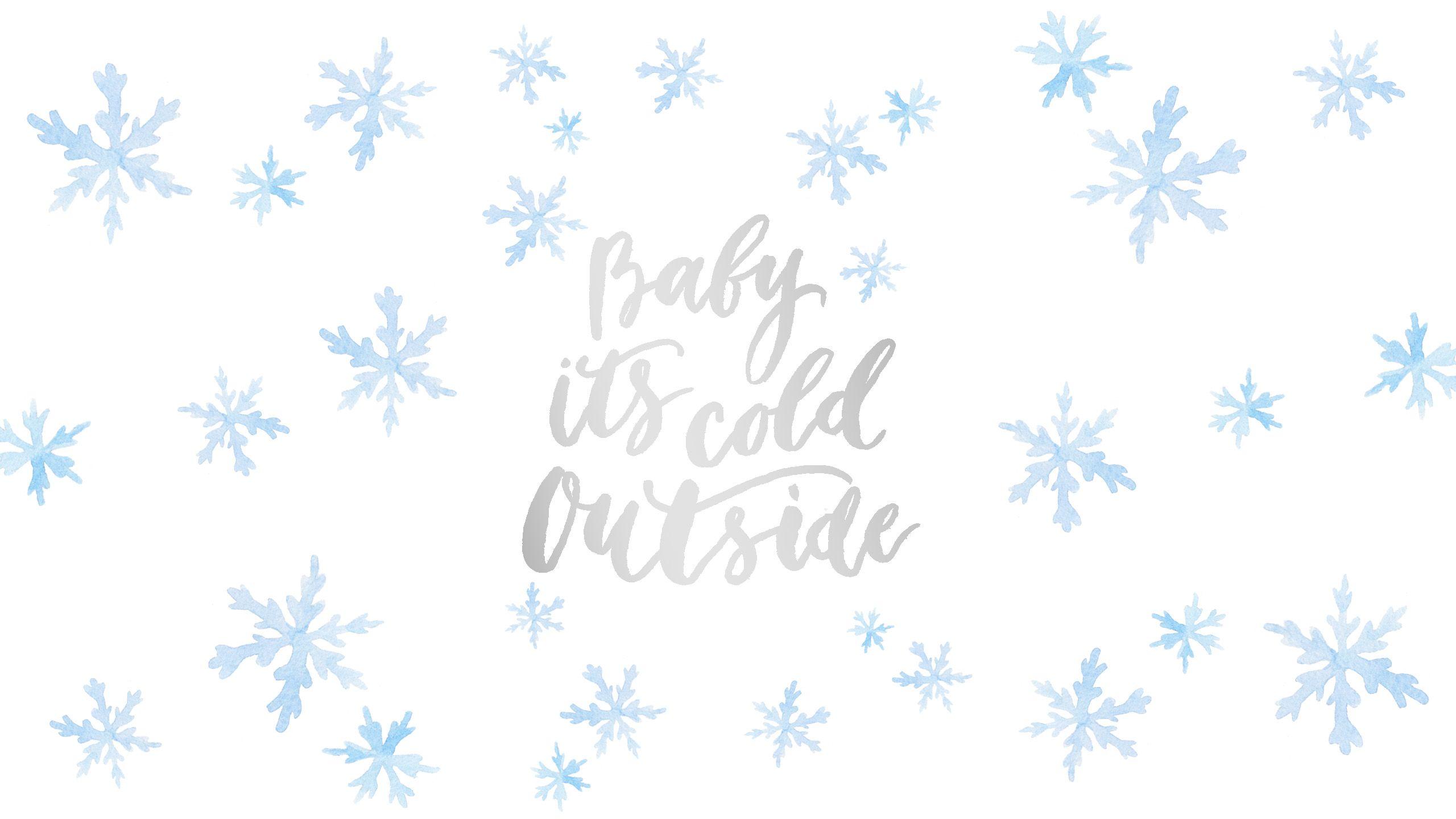 2560x1440 Cute Winter Computer Wallpaper