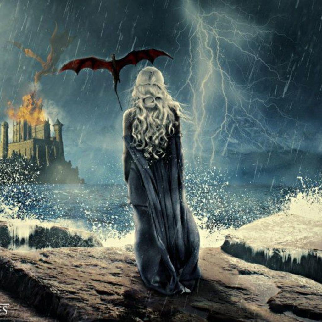 1024x1024 Game Of Thrones Dragons Wallpaper For Apple iPad Air Painting Game Of Thrones HD Wallpaper