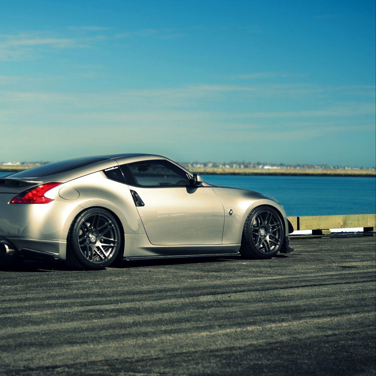 1280x1280 Download wallpaper 1280x1280 nissan, 370z, jdm, side view ipad, ipad ipad mini for parallax HD background