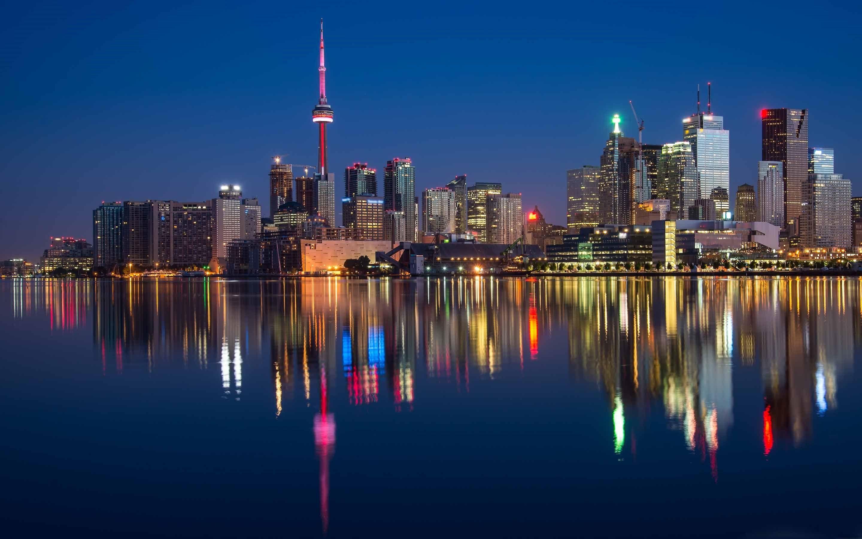 2880x1800 Financial District Toronto Mac Wallpaper Download