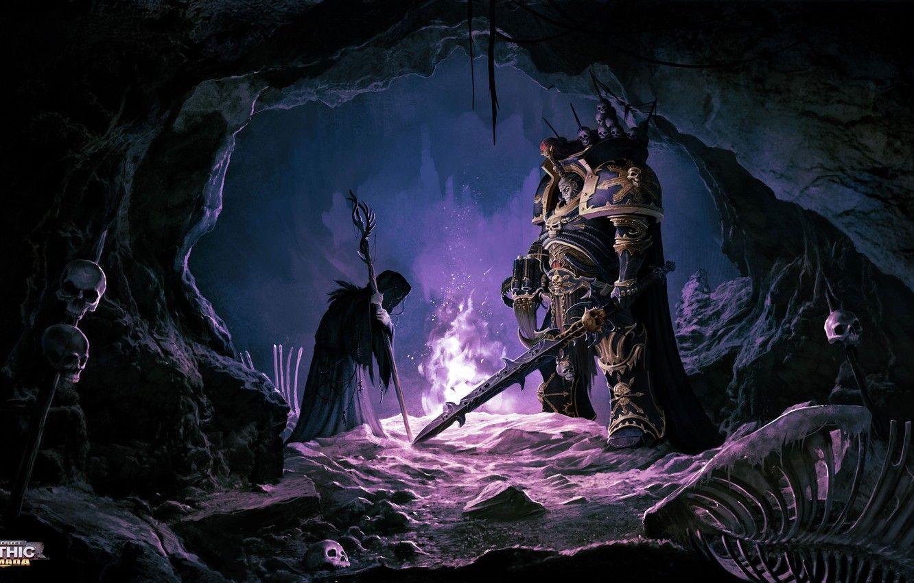 1332x850 Wallpaper cave, the old woman, the witch, Abaddon, Warhammer 40K, Abaddon, Battlefleet Gothic: Armada image for desktop, section игры