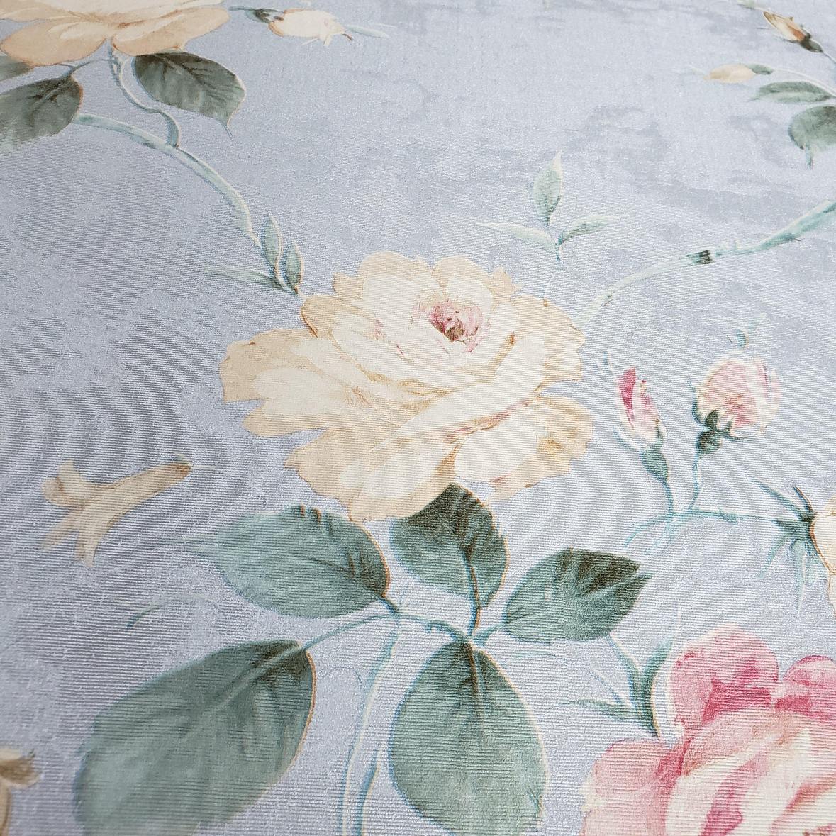 1179x1179 WM7802801 floral Wallpaper flowers Gray Silver Metallic rustic Texture