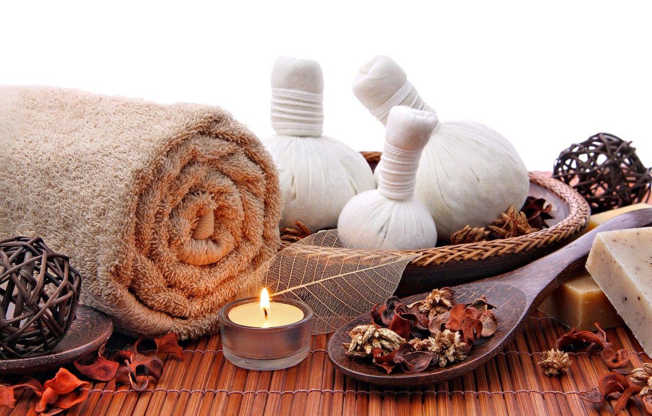 1332x850 Wallpaper relax, soap, bath, Spa, candle, spa, salt, towel image for desktop, section разное