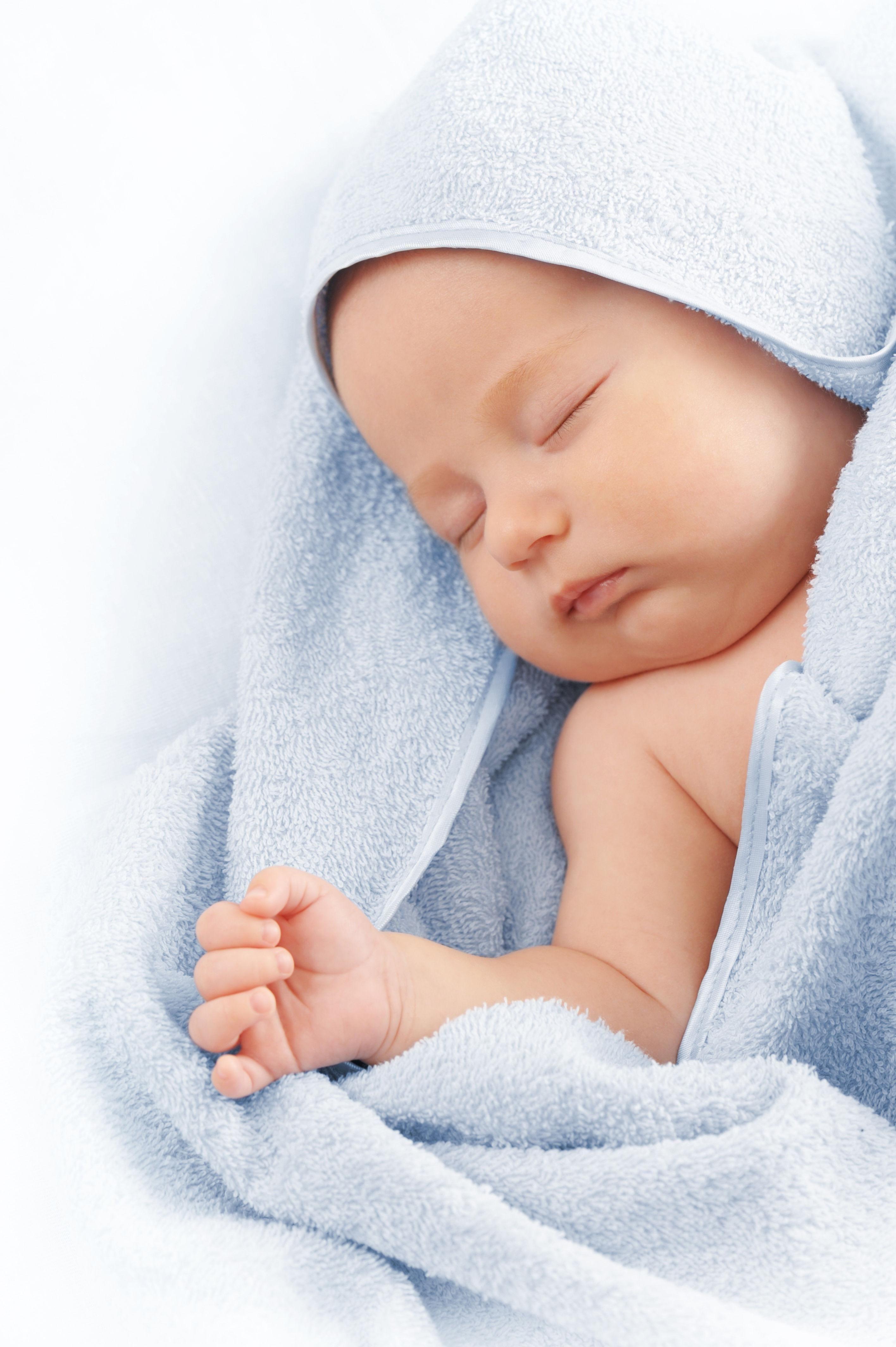 2832x4256 Cute Baby Comments Wallpaper Cute Baby Blue Towel Wallpaper & Background Download