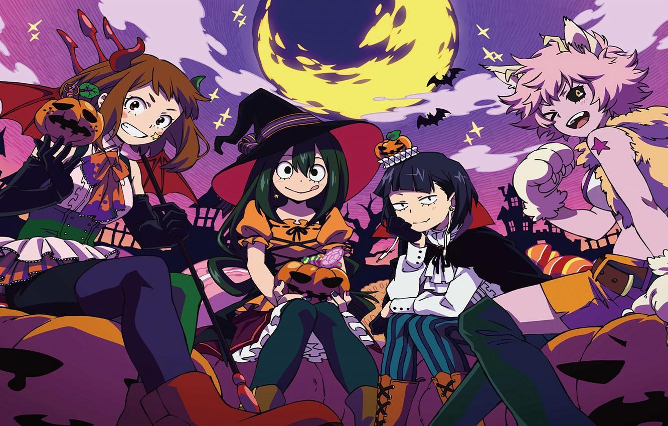 1332x850 My Hero Academia Girls Wallpaper