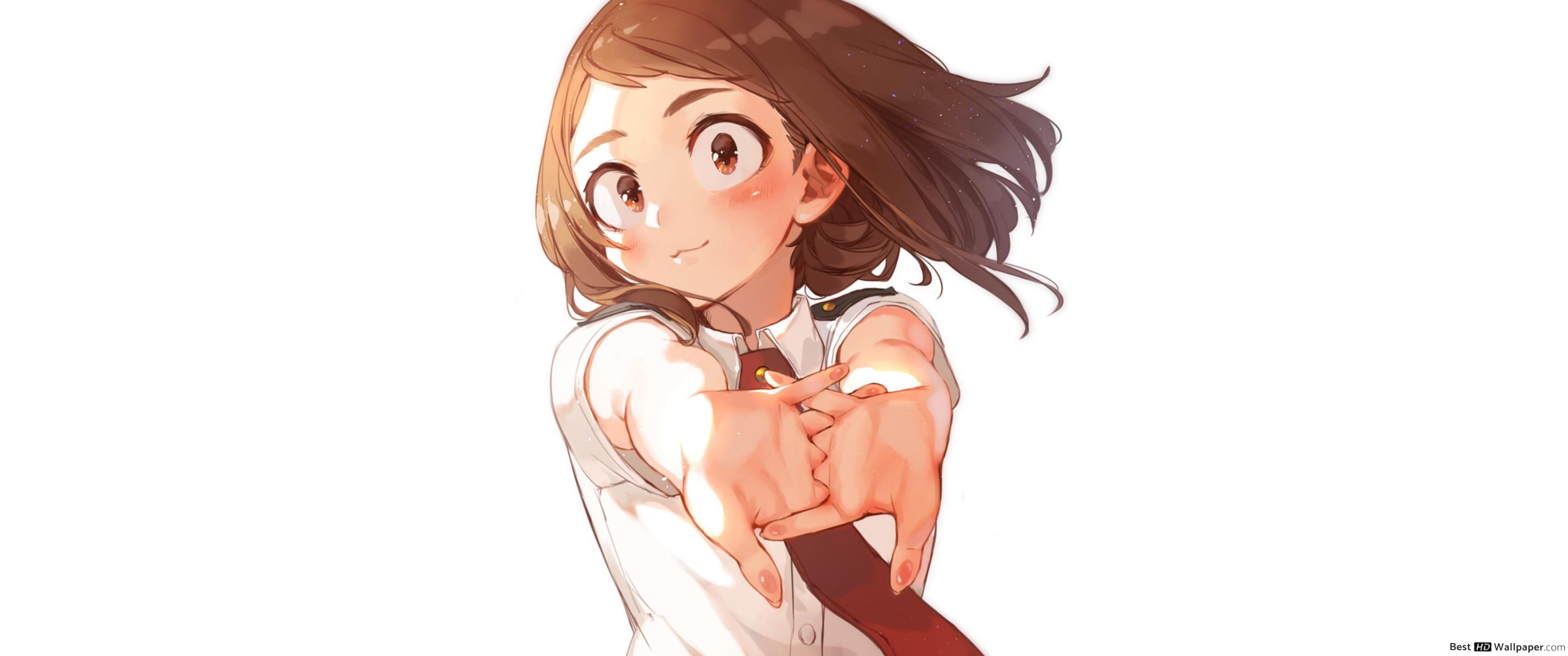 3440x1440 Ochaco uraraka, my hero academia HD wallpaper download