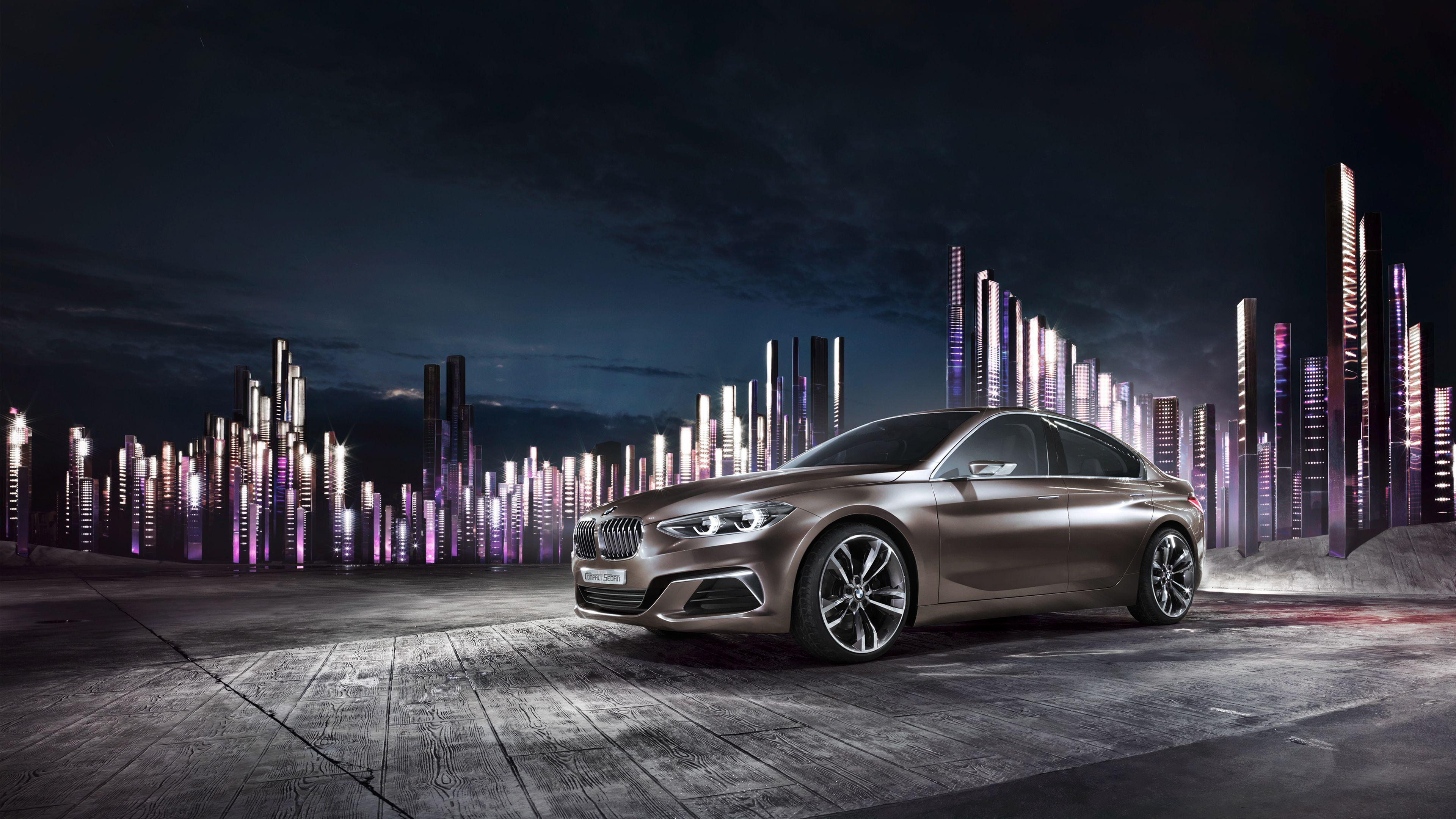 3840x2160 BMW Concept Compact Sedan Wallpaper
