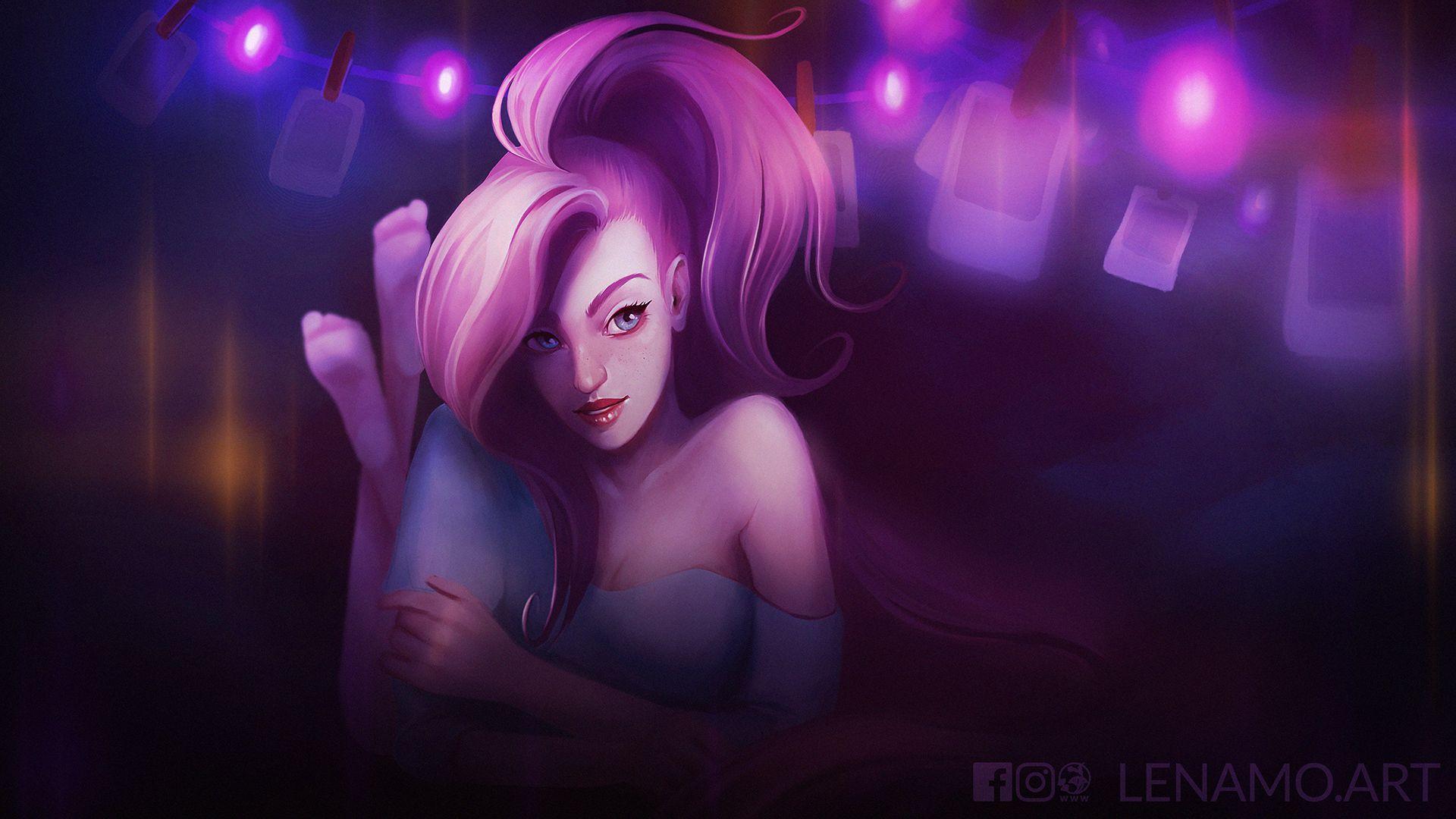 1920x1080 Seraphine, League of Legends wallpaper. Lenamo Marlena Mozgawa