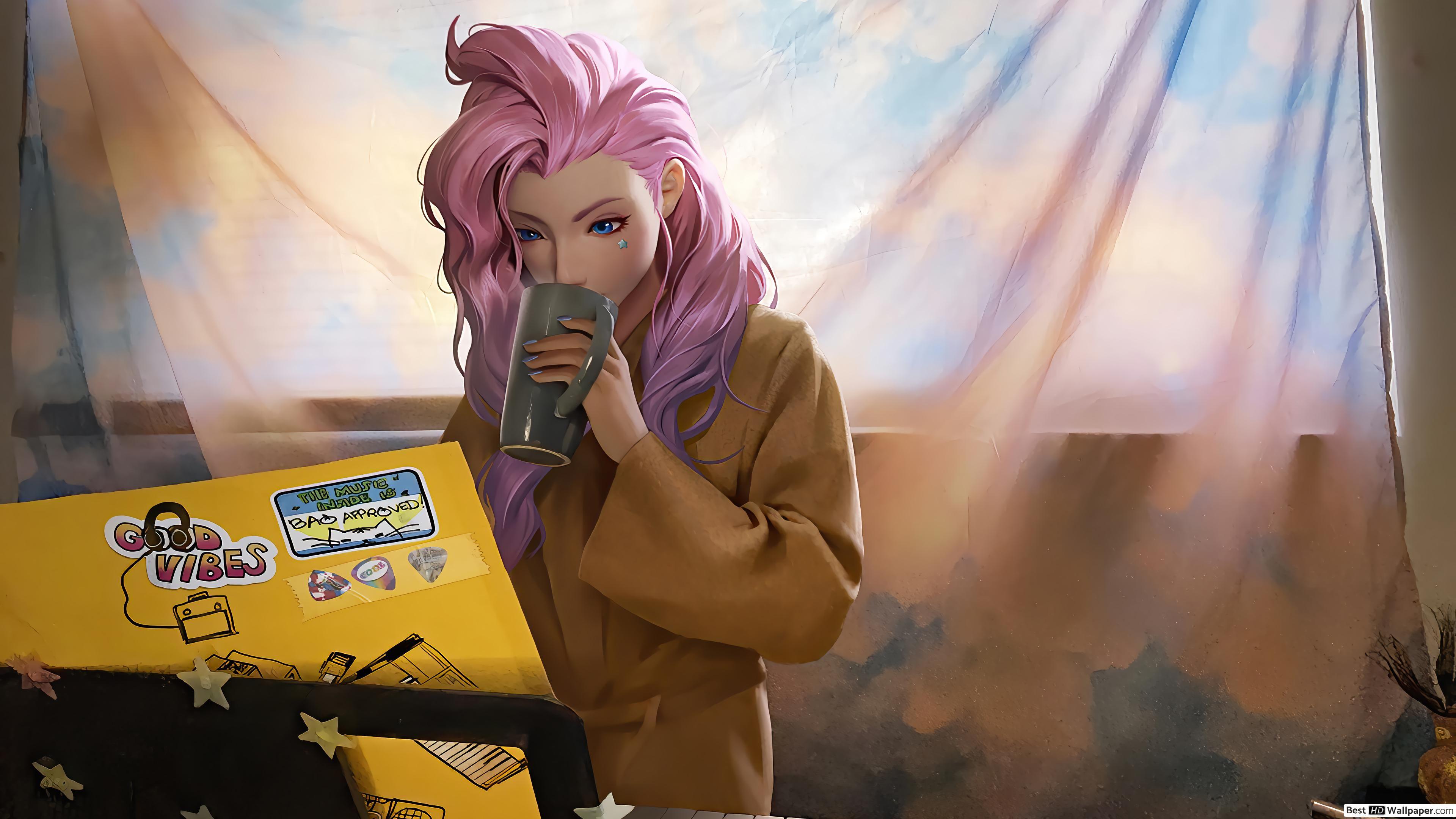 3840x2160 K DA 'Seraphine' : (LOL) League Of Legends HD Wallpaper Download