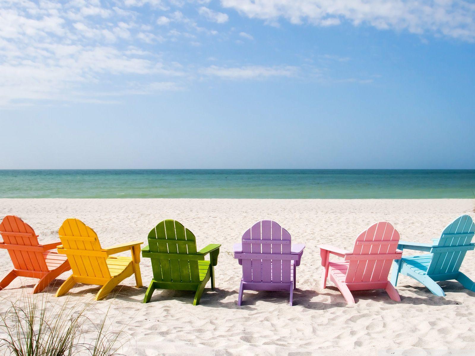 Summer Beach Chair Desktop Wallpapers ...