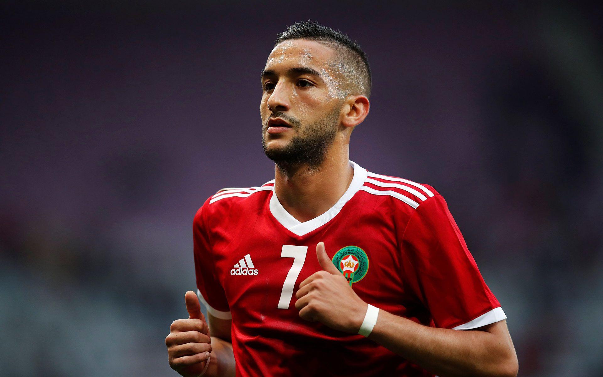 Hakim Ziyech Wallpapers Top Free Hakim Ziyech Backgrounds Wallpaperaccess