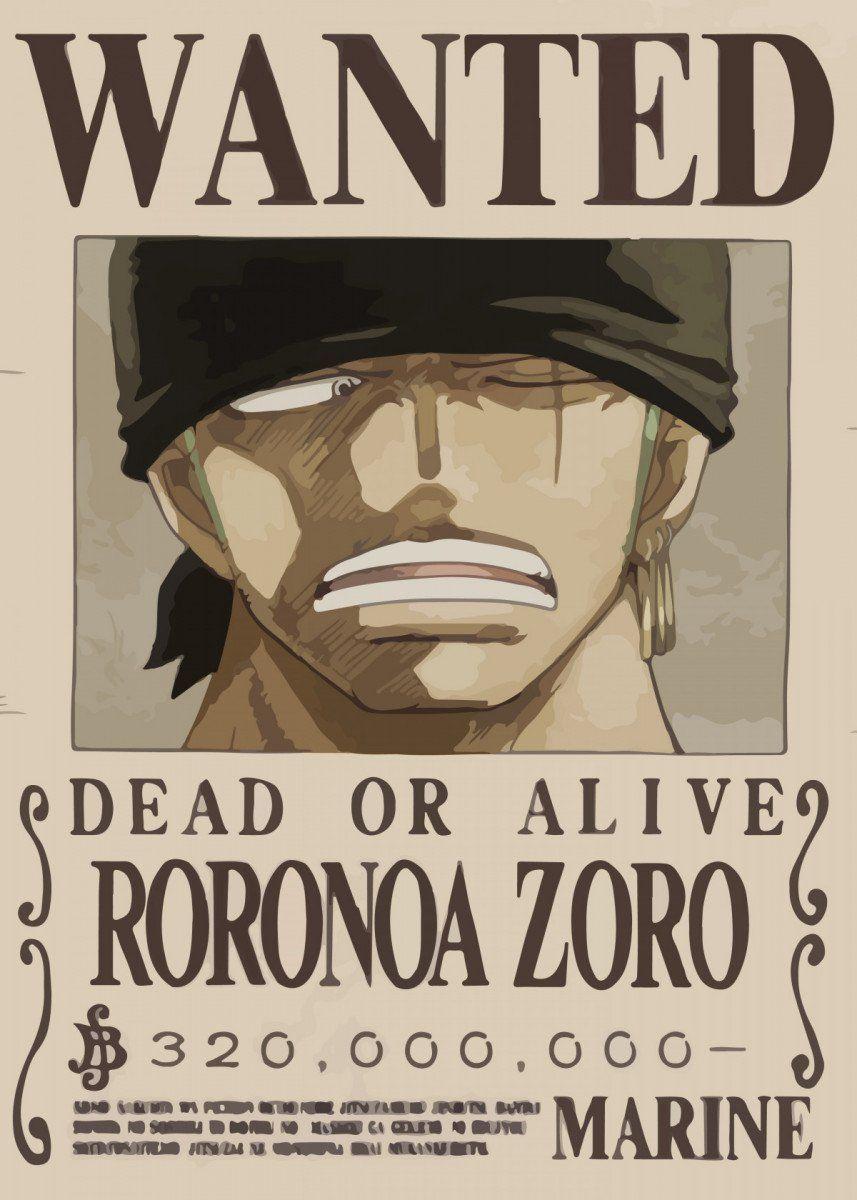 857x1200 one piece wanted' Poster Print by WallArt. Displate. Manga anime one piece, One piece wallpaper iphone, One piece drawing