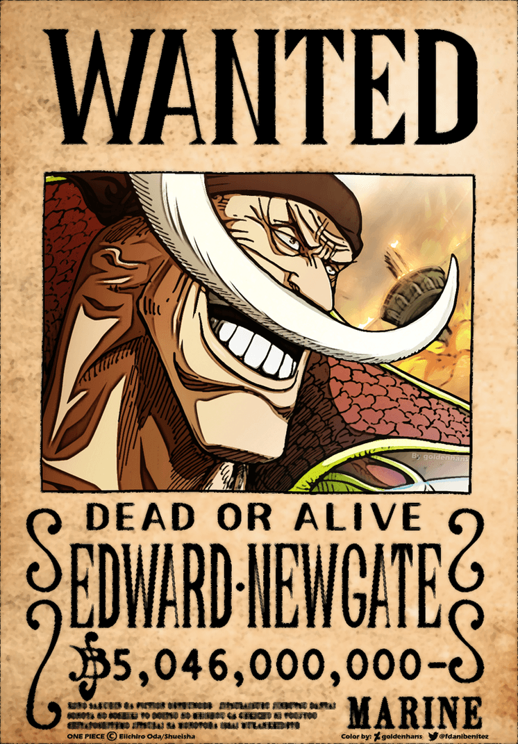 746x1071 Edward Newgate // One Piece cap. 957. One piece drawing, One piece comic, Manga anime one piece