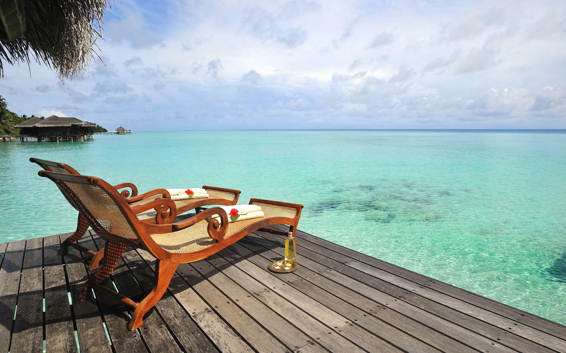 1920x1200 Beach Chair Wallpaper Background HD Desktop Wallpaper, Instagram