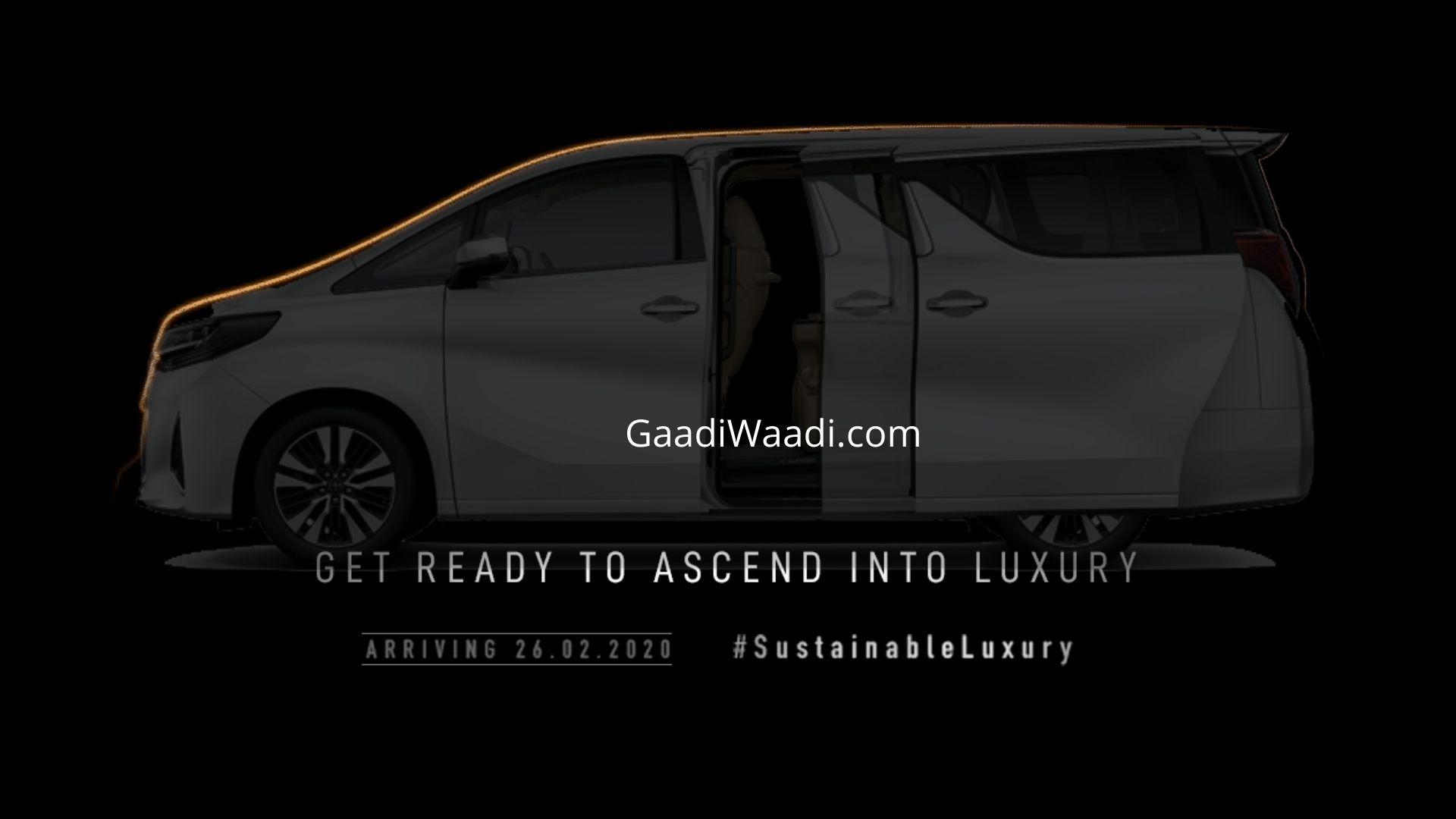 1920x1080 Toyota Vellfire Launching On 26th Feb, First Official Teaser Out