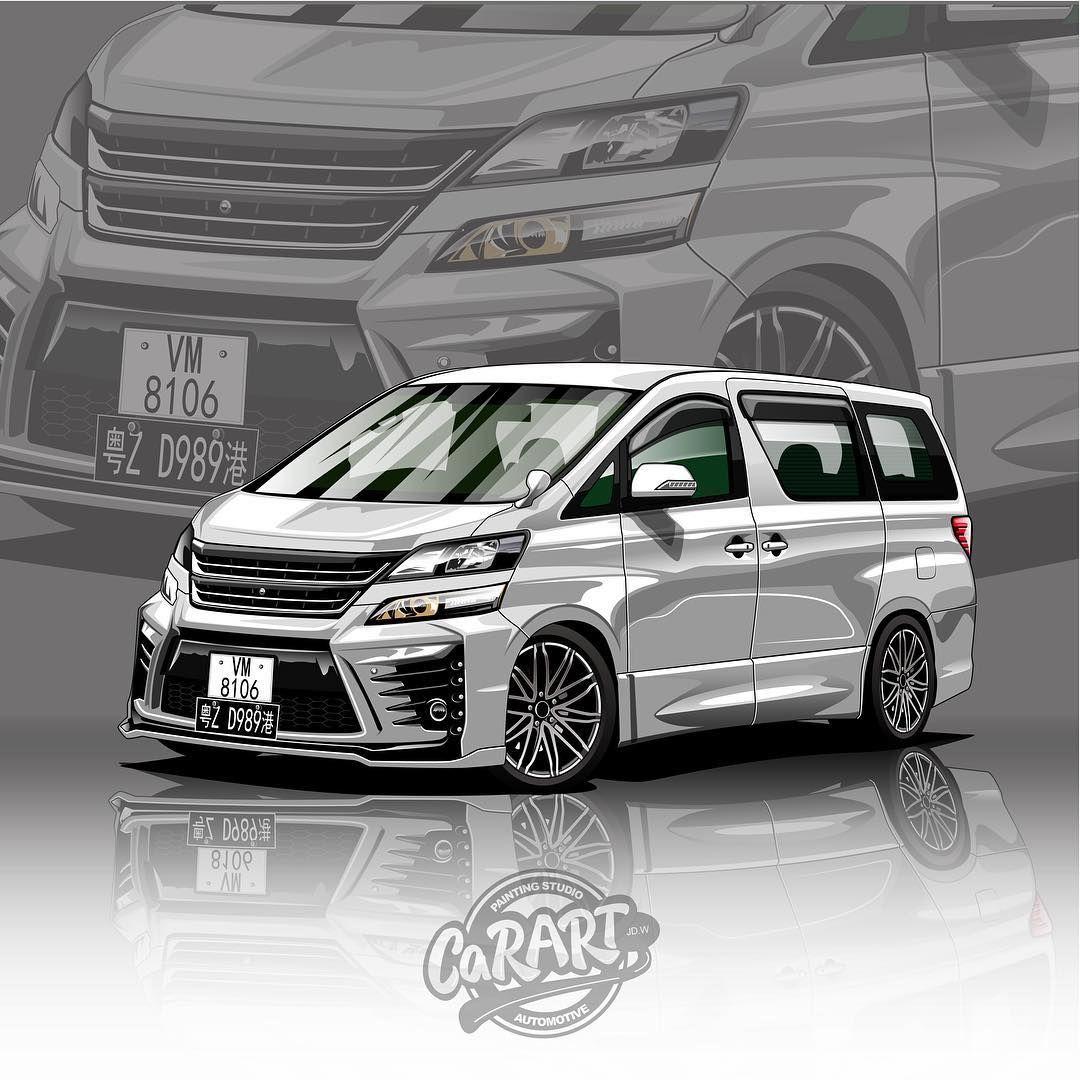 1080x1080 carillustration #car #cars #jdm #auto #automotive #automotivephotography #carart #carartist #toyota #toyotavellfire #vellfire #voxy. Mobil modifikasi, Mobil, Jdm