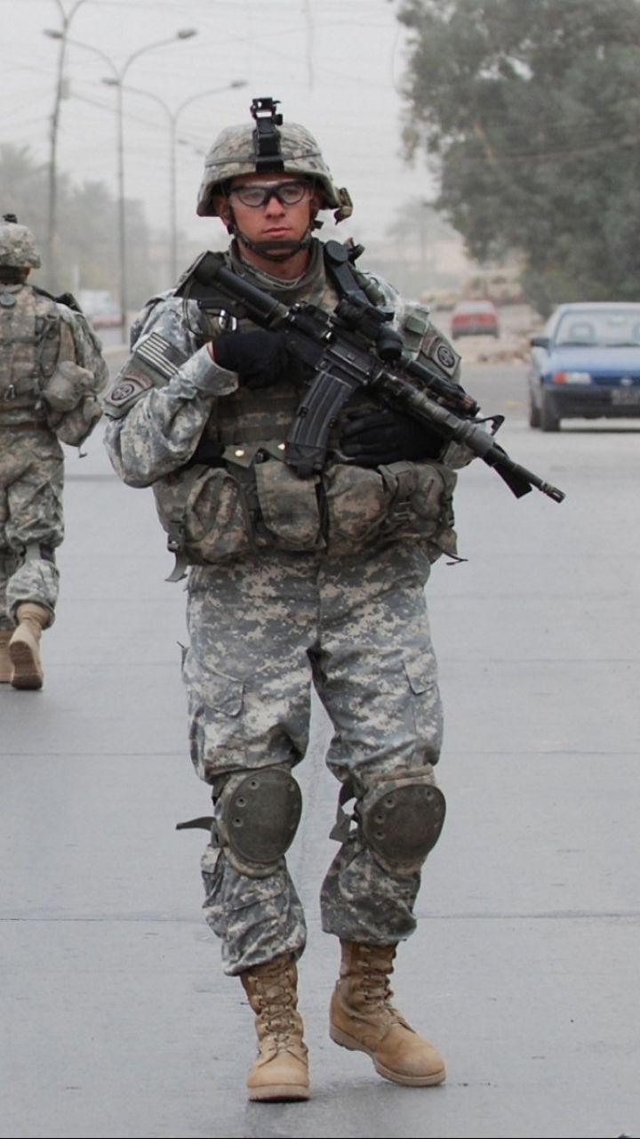 720x1280 US Army Soldier Wallpaper