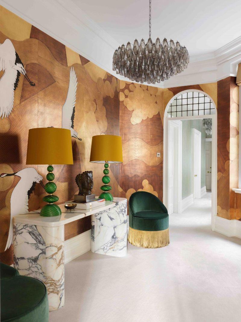800x1067 A Statement Wallpaper Design Is The Highlight Of This London Apartment