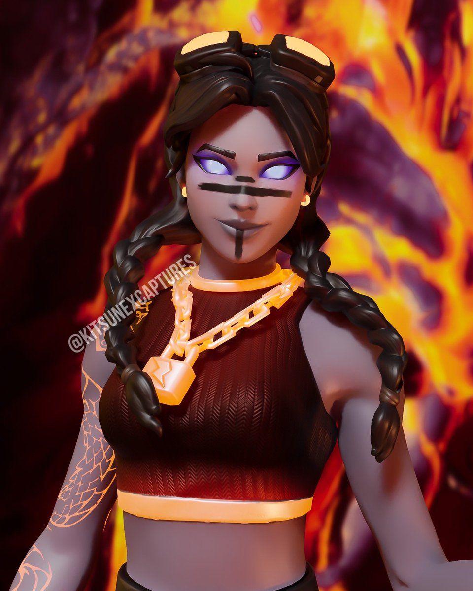 Wallpaper blaze character skin, fortnite, fire ball, 2020 desktop wallpaper,  hd image, picture, background, 298b72