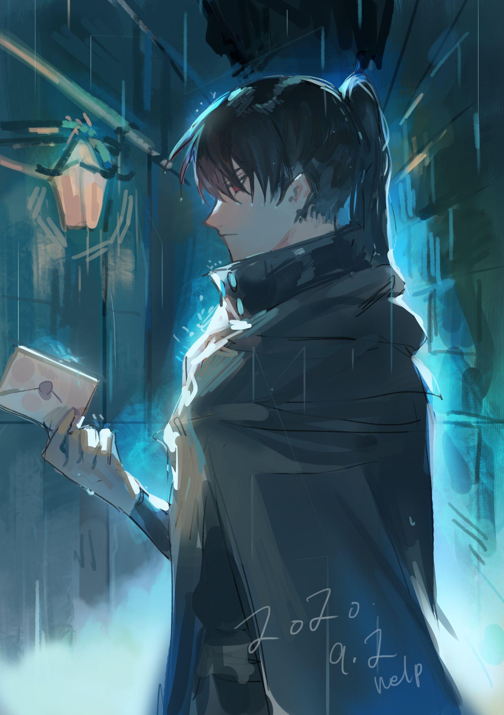 1748x2480 Nacht Clover Wallpaper