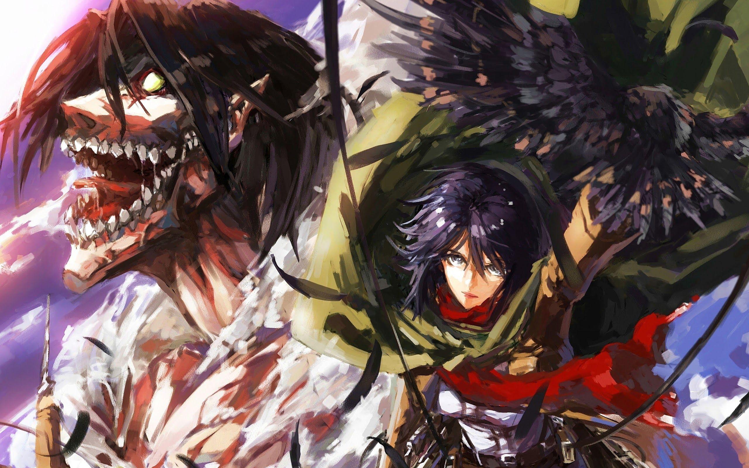 2560x1600 Mikasa, Attack Titan, Attack On Titan, 4k, On Titan Mikasa Wallpaper Full HD Wallpaper & Background Download
