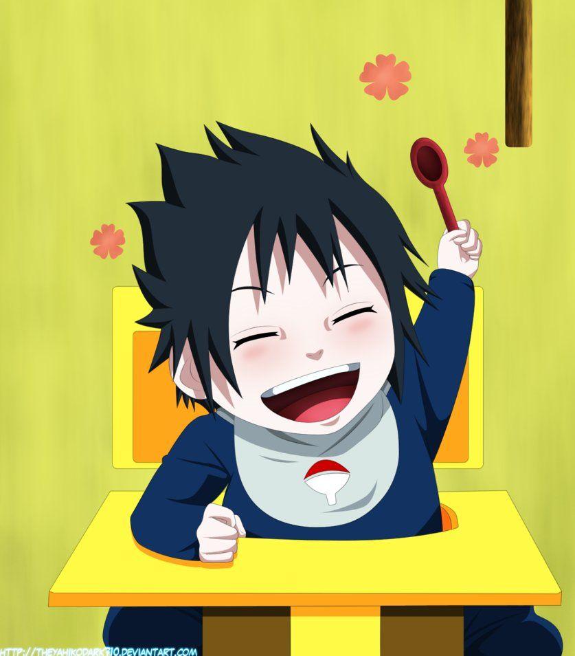 837x954 Baby Sasuke hình nền