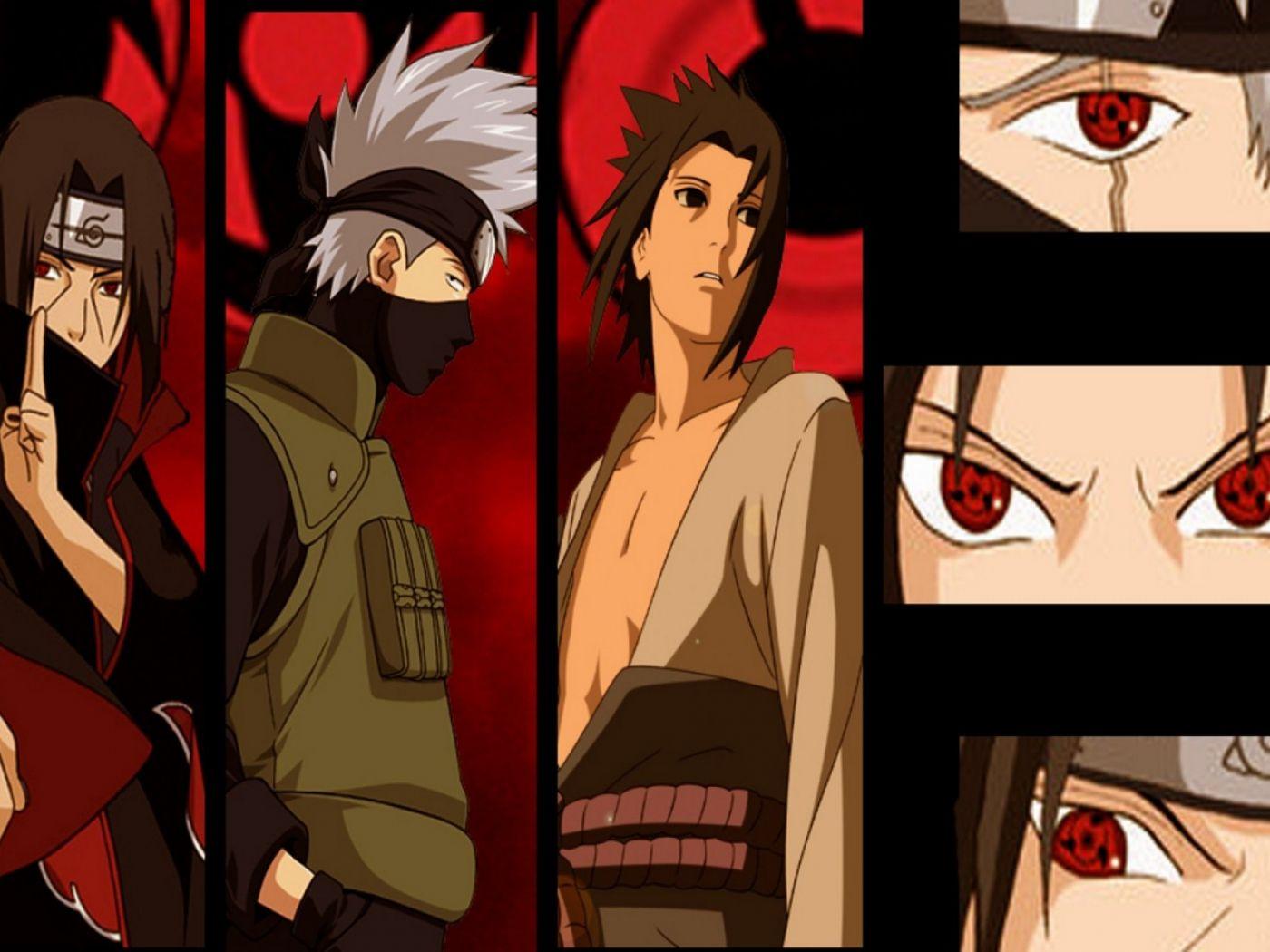 1400x1050 Itachi Sasuke Kakashi - Sharingan Itachi Vs Sasuke - 1400x1050 - Tải xuống Hình nền HD