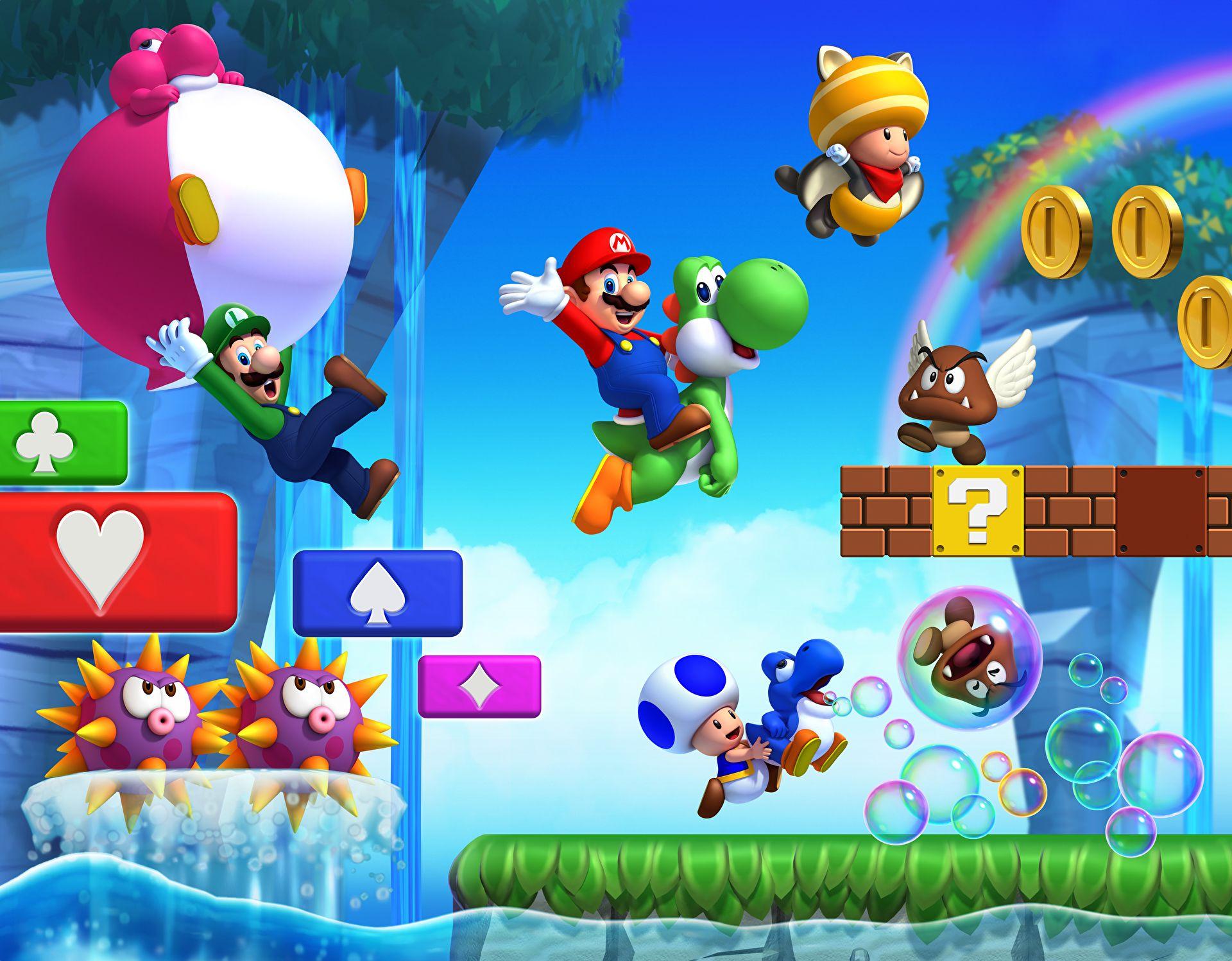 new super mario bros u wallpaper 1920x1080