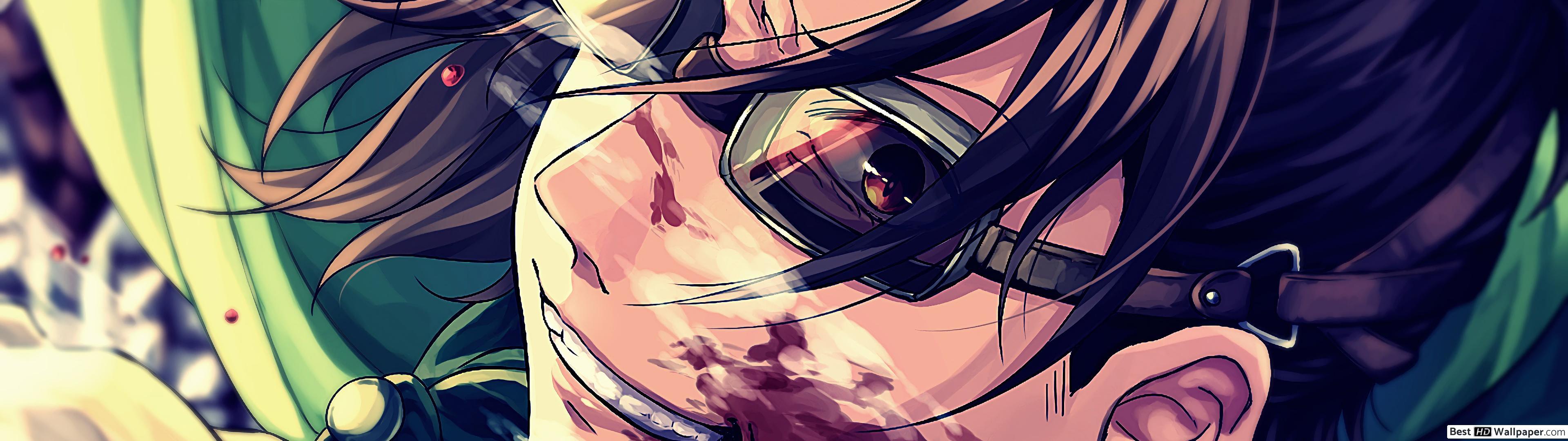 3840x1080 Attack on titan zoe HD wallpaper download